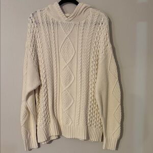 Aeropostale Cozy Cream Cable Knit Sweater